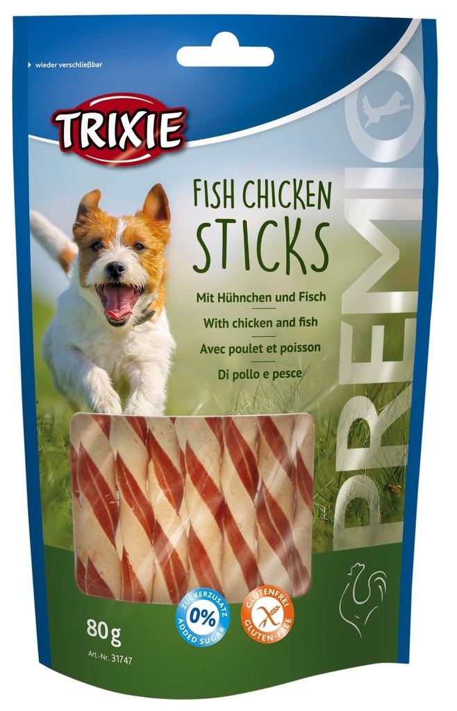 PREMIO Fish Chicken Sticks (80 g) - Trixie