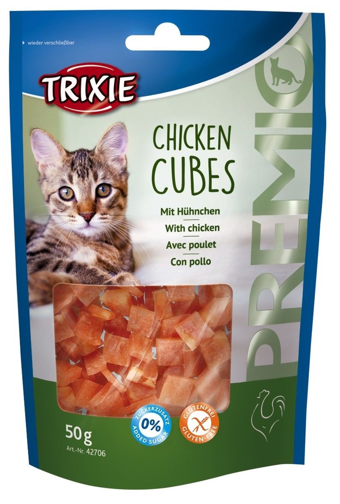 [9166] PREMIO Chicken Cubes (50 g) - Trixie