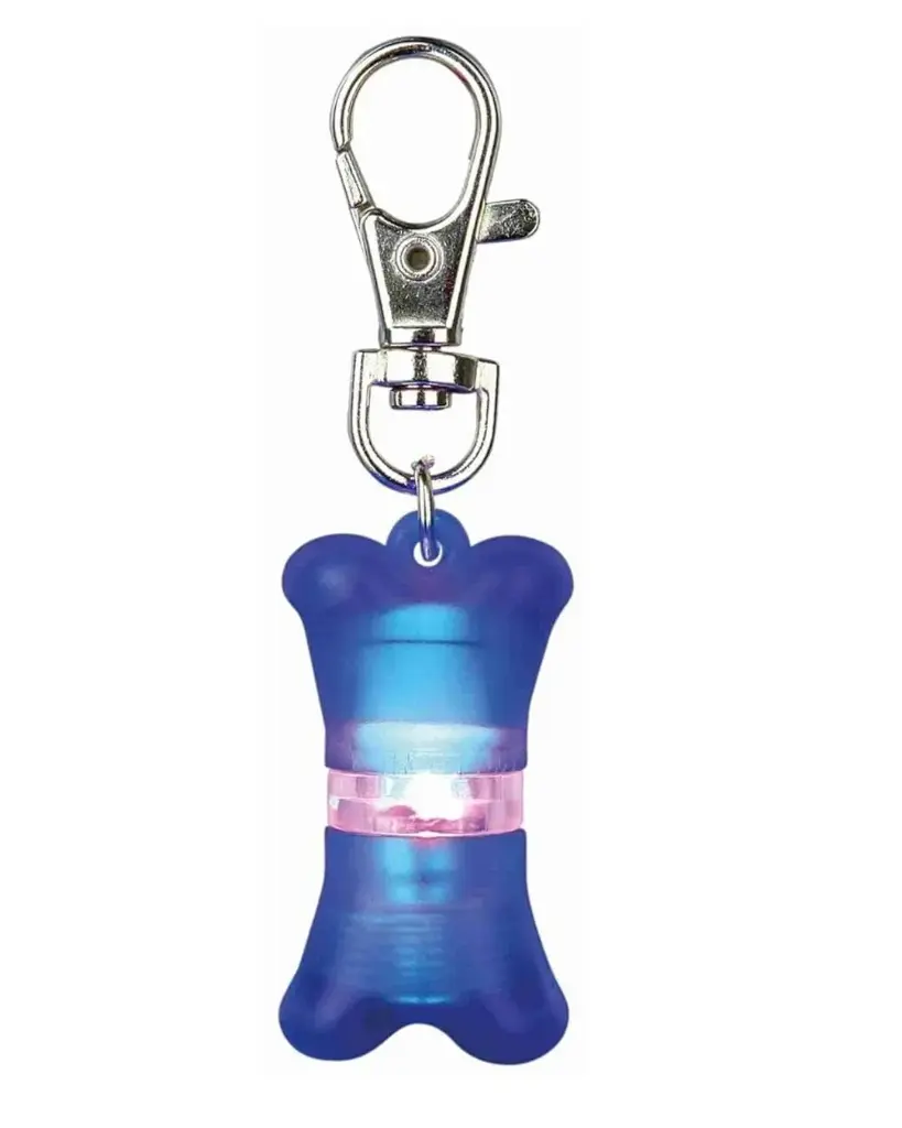 Flasher bleu pour chien (2×4 cm) - Trixie