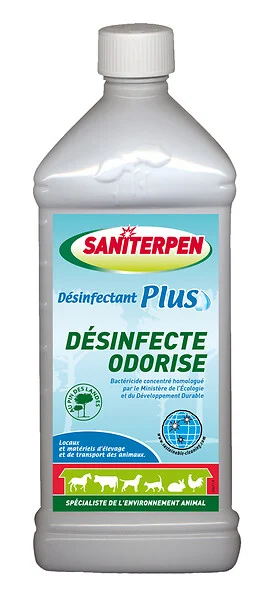 [9426_24555] Désinfectant Plus fraîcheur verte (1 litre) - Saniterpen
