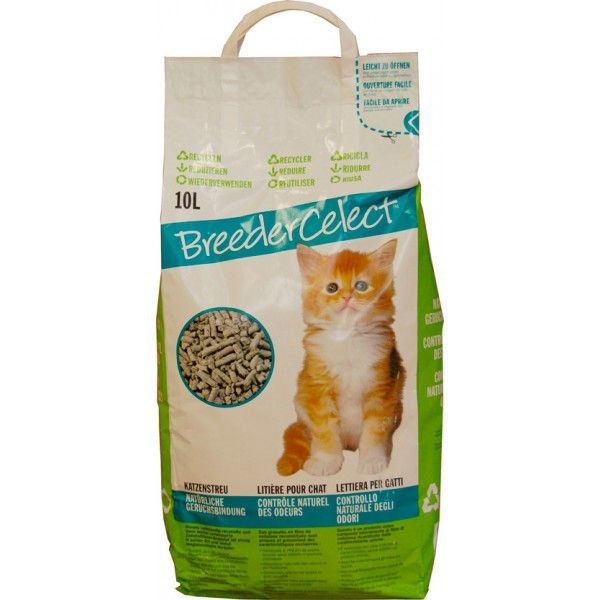 [9475_17110] Litière papier chat BreederCelect (10 litres) - Demavic