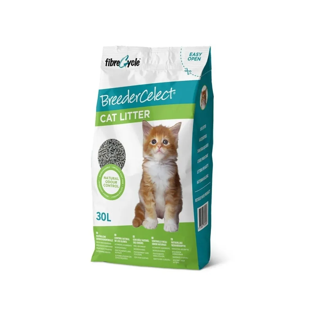 Litière papier chat BreederCelect (30 litres) - Demavic