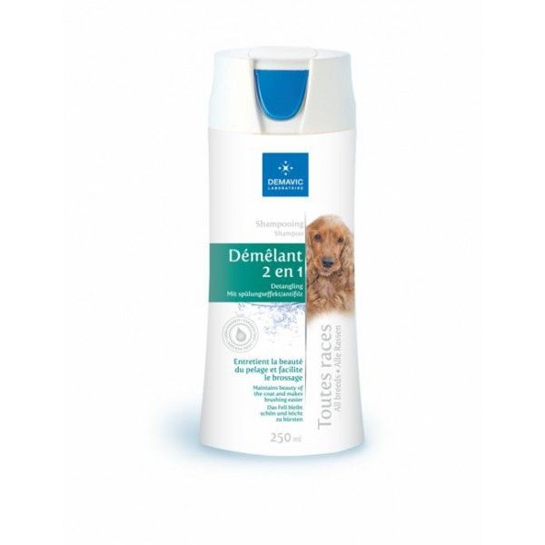 Shampoing démêlant 2 en 1 (250 ml) - Demavic