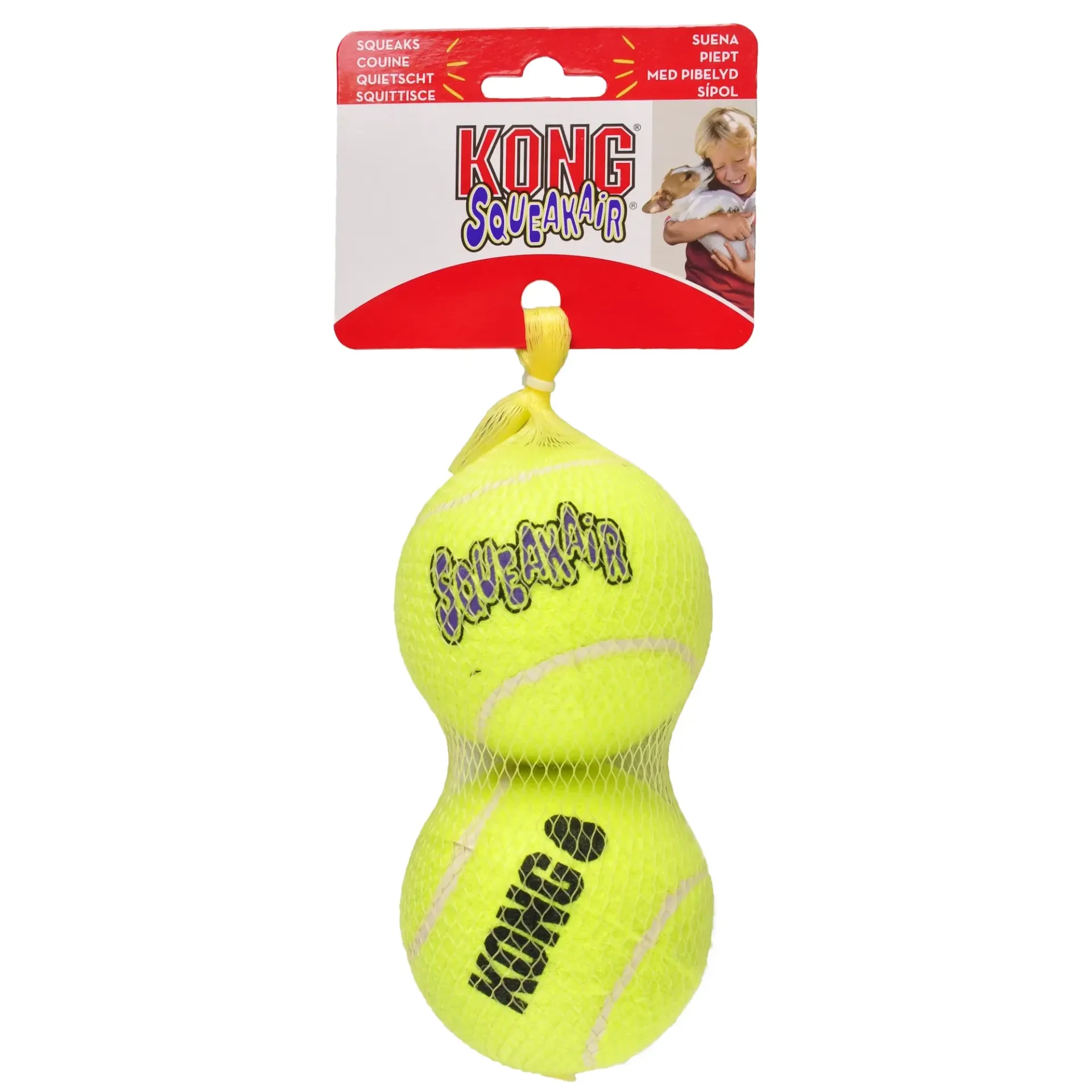 Balles de tennis "large" 8 cm (lot de 2 balles) - Kong