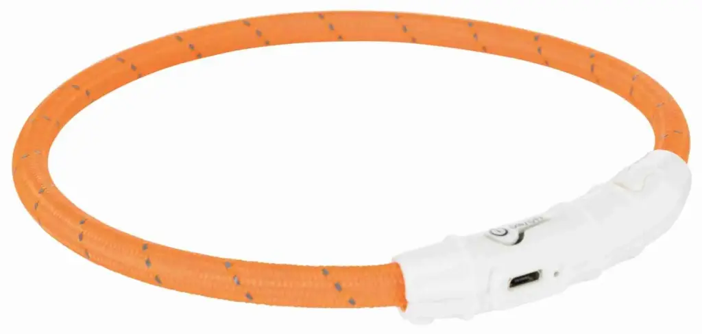 [9663_17345] Flash anneau lumineux USB orange (M/L) - Trixie