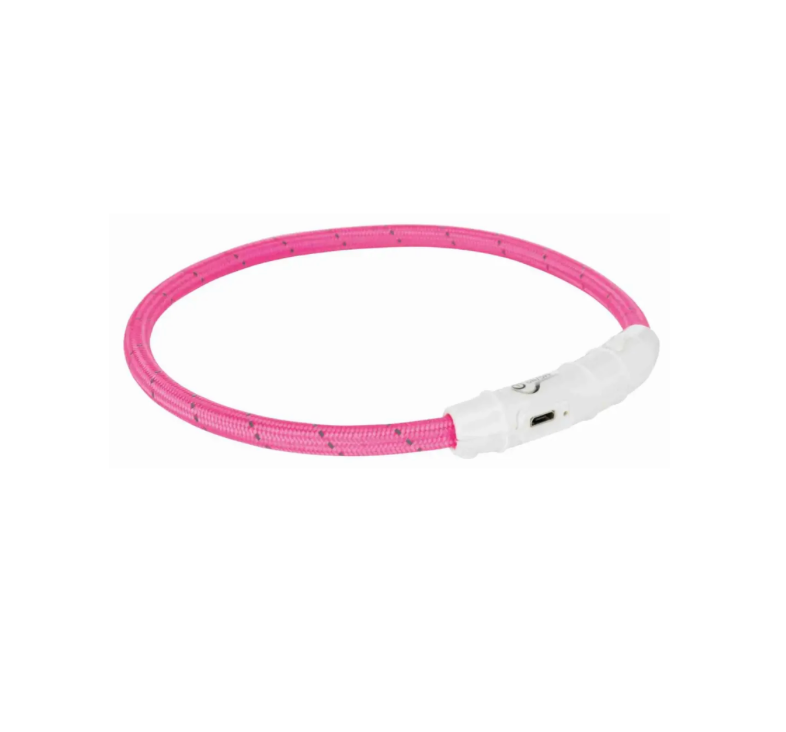 [9664_17349] Flash anneau lumineux USB rose (L/XL) - Trixie