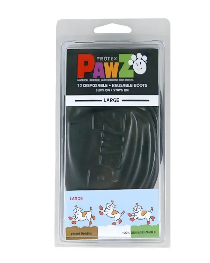 [9674] Bottes noires L (x 12) - Pawz