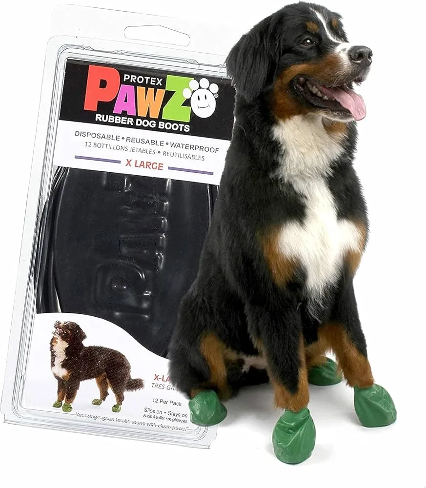 [9675] Bottes noires XL (x 12) - Pawz