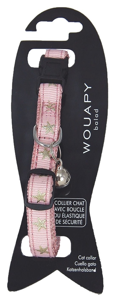 Collier Star rose chat - Wouapy