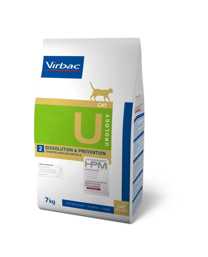 [9777_17511] Veterinary HPM Urology Dissolution & Prevention Cat (3 kg) - Virbac HPM Veterinary