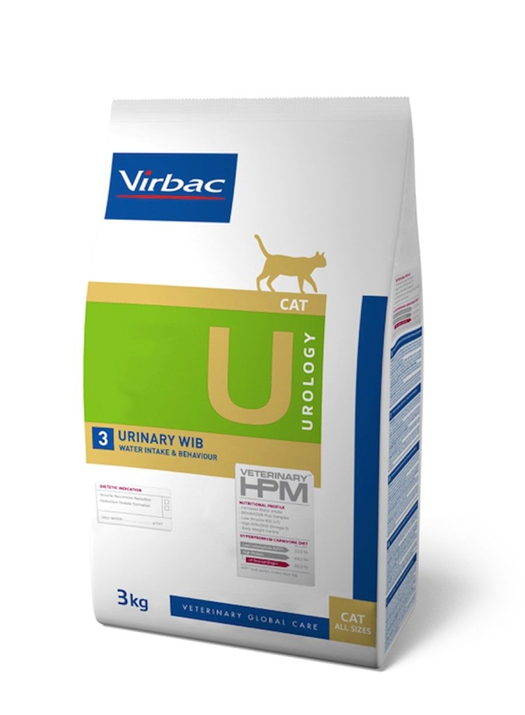 Veterinary HPM Urology Urinary Wib Cat (3 kg) - Virbac HPM Veterinary