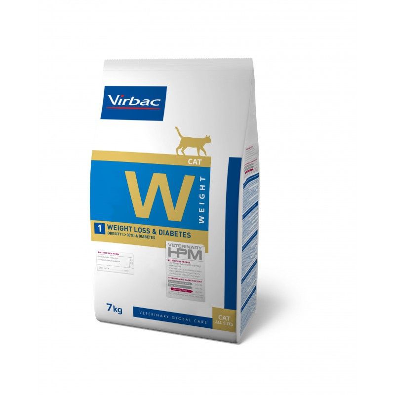 [9781_17521] Veterinary HPM Weight Loss & Diabetes Cat (3 kg) - Virbac HPM Veterinary