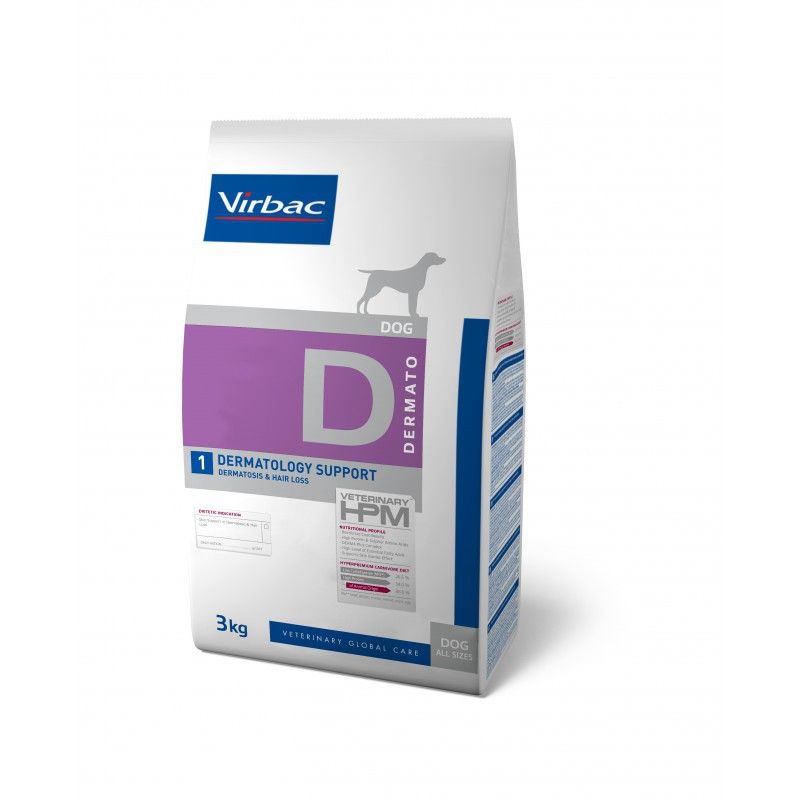 [9782_17525] Veterinary HPM Dermatology Support Dog (12 kg) - Virbac