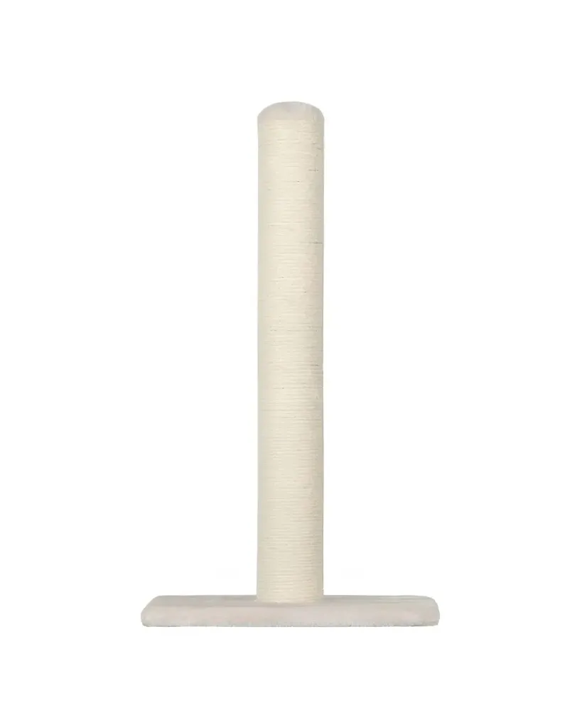 Arbre à chats Tigrou socle + tube écru (64 cm) - Wouapy