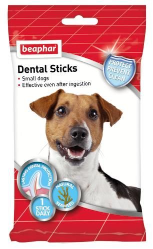 Dental Sticks Bâtonnets dentaires petit chien (7 sticks) - Beaphar