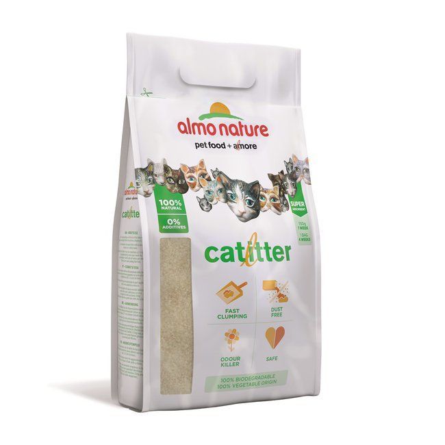Litière végétale jetable aux WC (2.27 kg) - Almo Nature