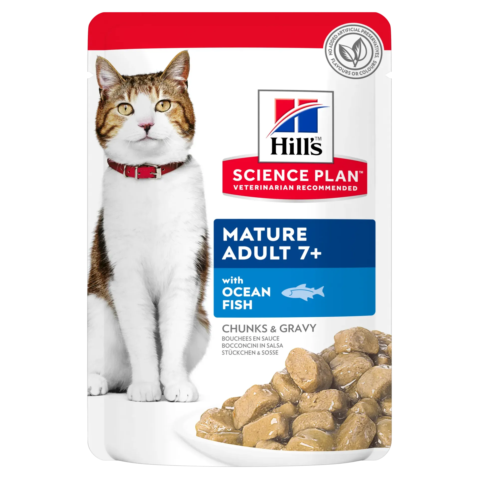 [4056] Feline Mature Sachet repas Poisson (85 g) - Hill's Science Plan