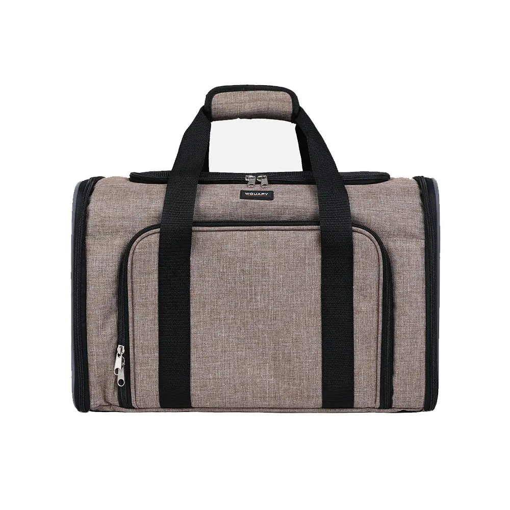 Sac camping pour chien beige - Wouapy