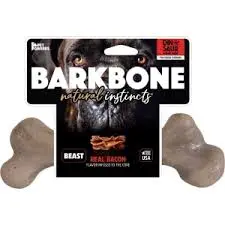 Jouet pour chien Barkbone saveur bacon BEAST - Pet Qwerks