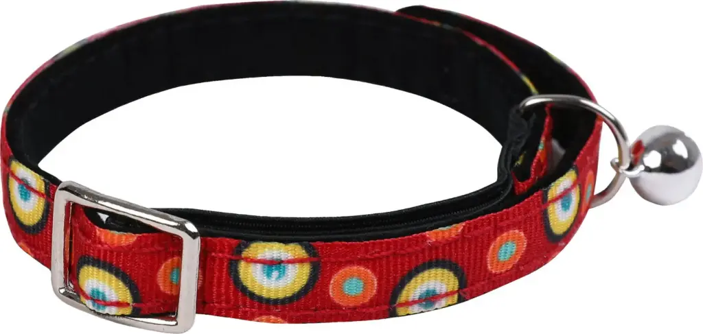 Collier chat sublime psyché rouge - Wouapy