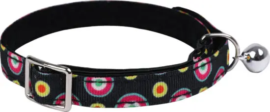 Collier chat sublime psyché noir - Wouapy