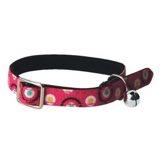 [56094-004] Collier chat sublime psyché framboise - Wouapy