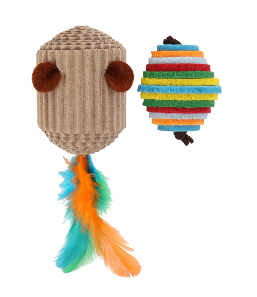 Jouet chat fun plumo - Wouapy