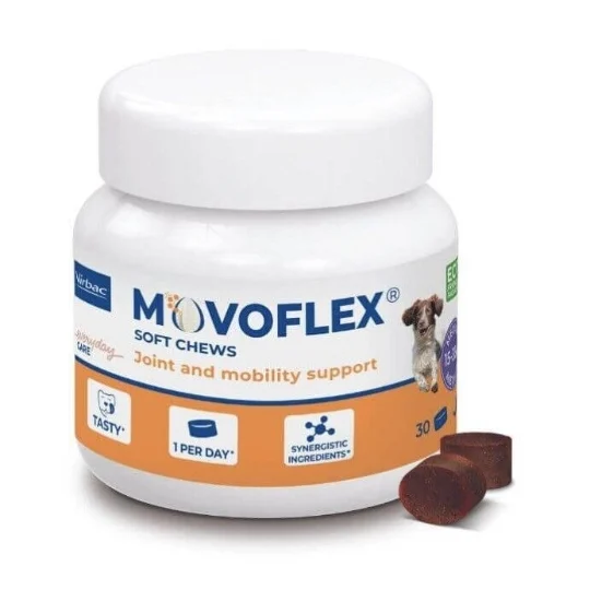 Movoflex pour chien (15-35 kg - M) pot 30 bouchées - Virbac
