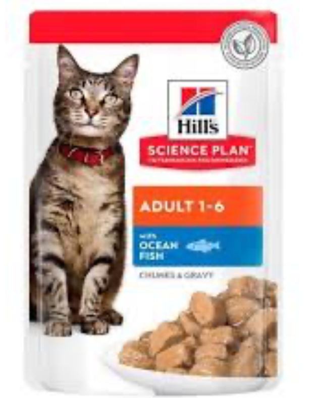 Feline adult poisson sachet repas (85 g) - Hill's
