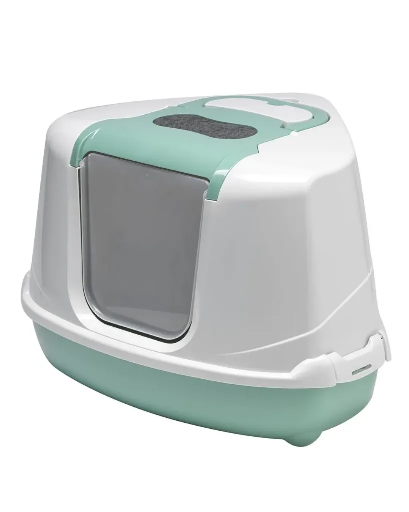 [J25020026] Bac à chat Maro corner vert - Vadigran