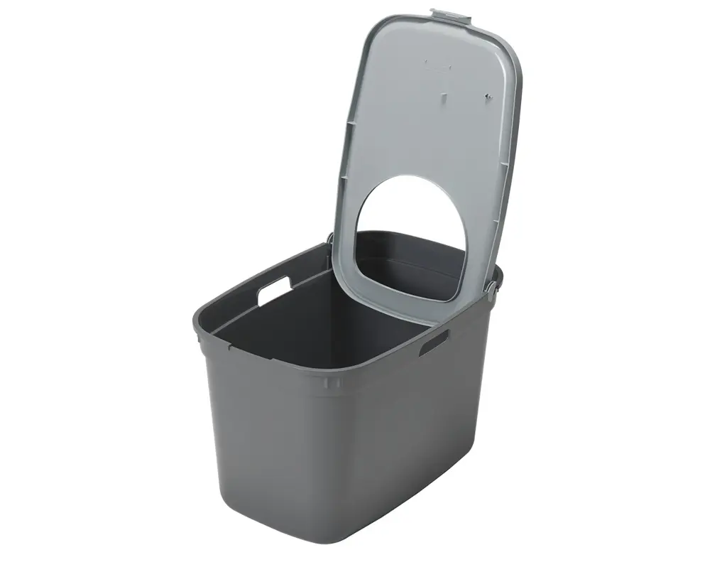 Bac à chat Princes Top Entry gris - Vadigran