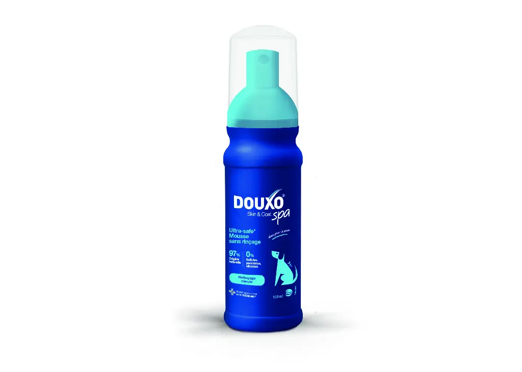 Ultra-safe mousse sans rinçage chien - Douxo