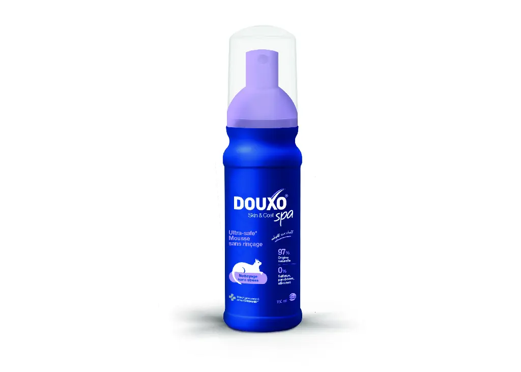 Ultra-safe Mousse sans rinçage chat - Douxo