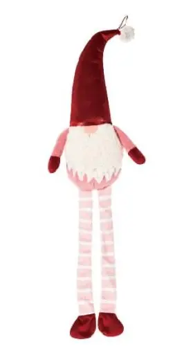 Peluche lutin rose noël - Bubimex