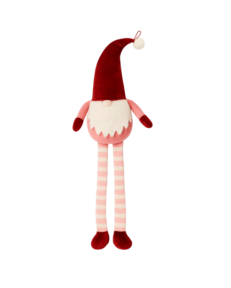 Peluche lutin rose noël - Bubimex