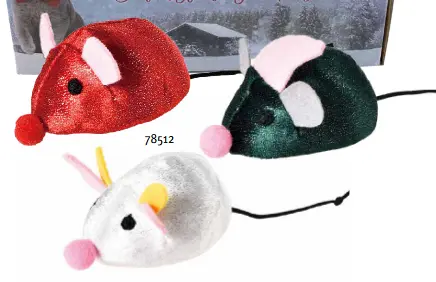 Peluche souris noël - Bubimex