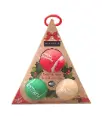 Coffret 3 balles de tennis Noël chien - Wouapy