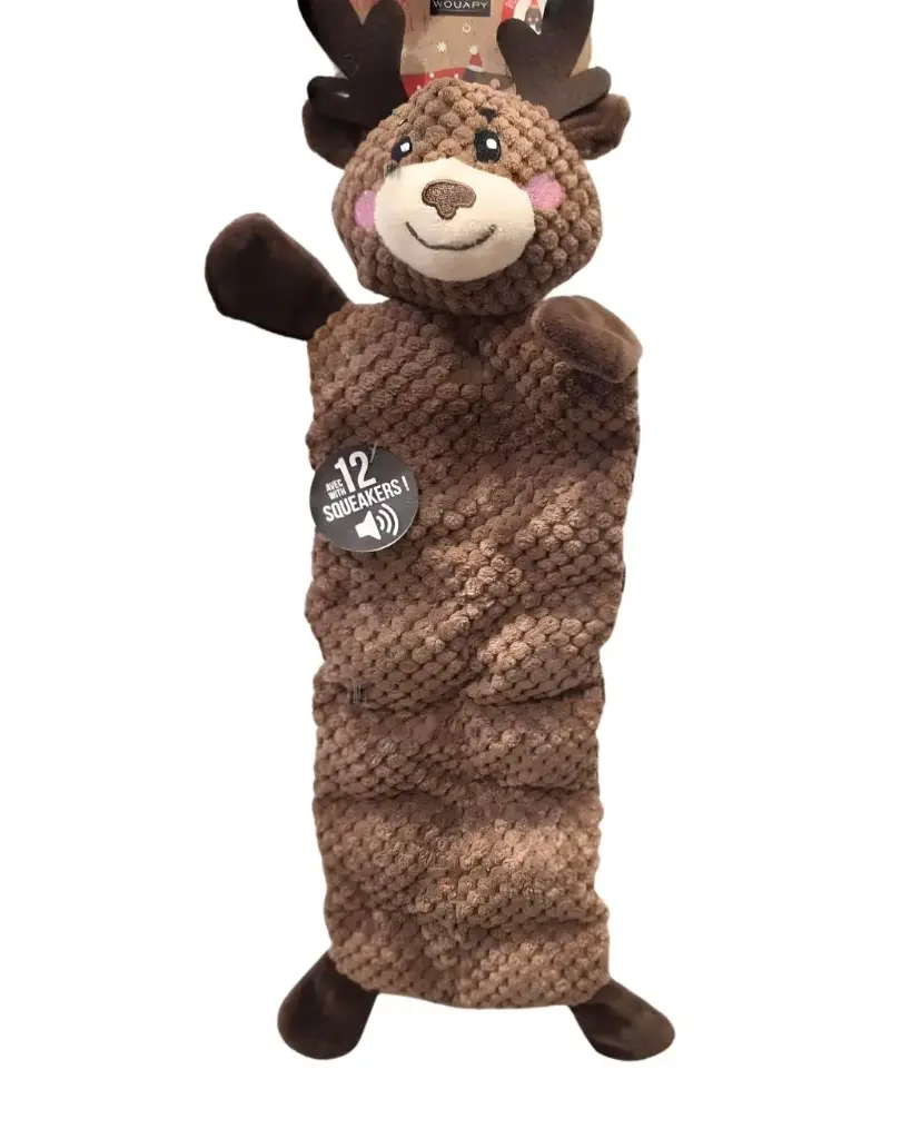 [J25030030] Cerf peluche noël - Wouapy