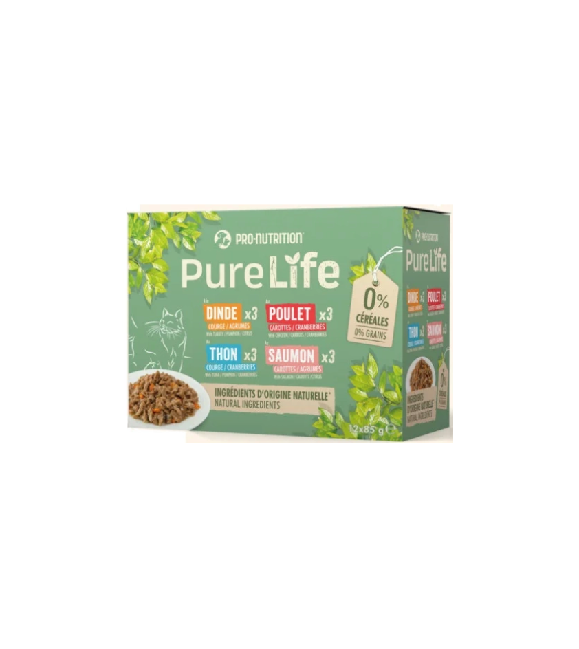 Pure Life chat wet multi (12 sachets 85 g) - Pro-Nutrition