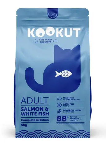 Saumon & poissons pour chat (1.5 kg) - Kookut