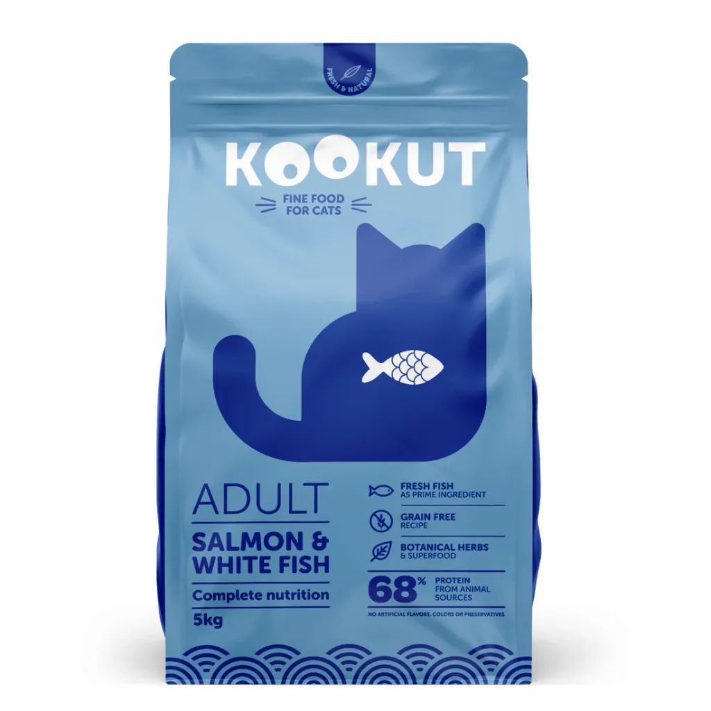 [J25030077] Saumon & poissons pour chat (5 kg) - Kookut