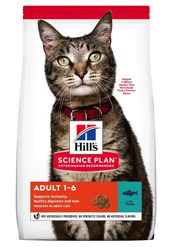 [J25030097] Feline Adult au thon (3 kg) - Hill's Science Plan
