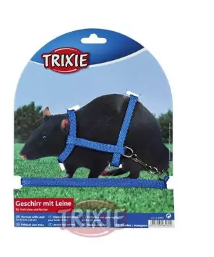 Harnais rat et furet bleu - Trixie