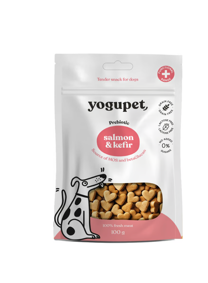 [J25030105] Tender snack saumon chien (100 g) - Yogupet