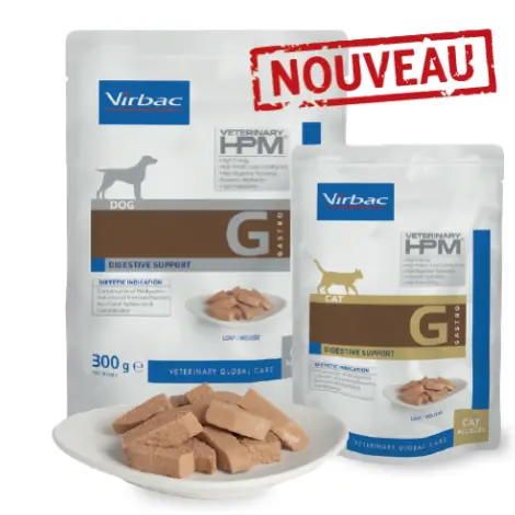 [J25030123] Mousse Veterinary HPM Digestive Support (12 sachets 85 g) - Virbac