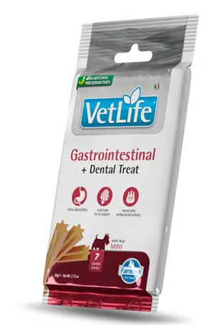 Dental Treat Vet Gastro intestinal Chien Mini (60 g) - Farmina