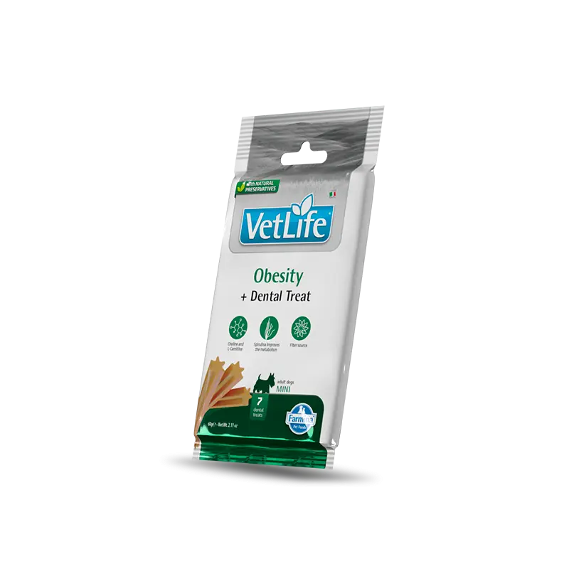 [J25040018] Dental Treat Vet Obésité Chien adulte Mini (60 g) - Farmina