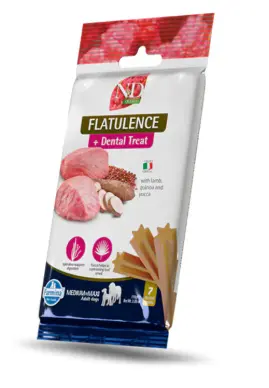 [J25040041] Dental Treat Vet Quitona Flatulence Chien adulte Medium/Maxi (110 g) - Farmina