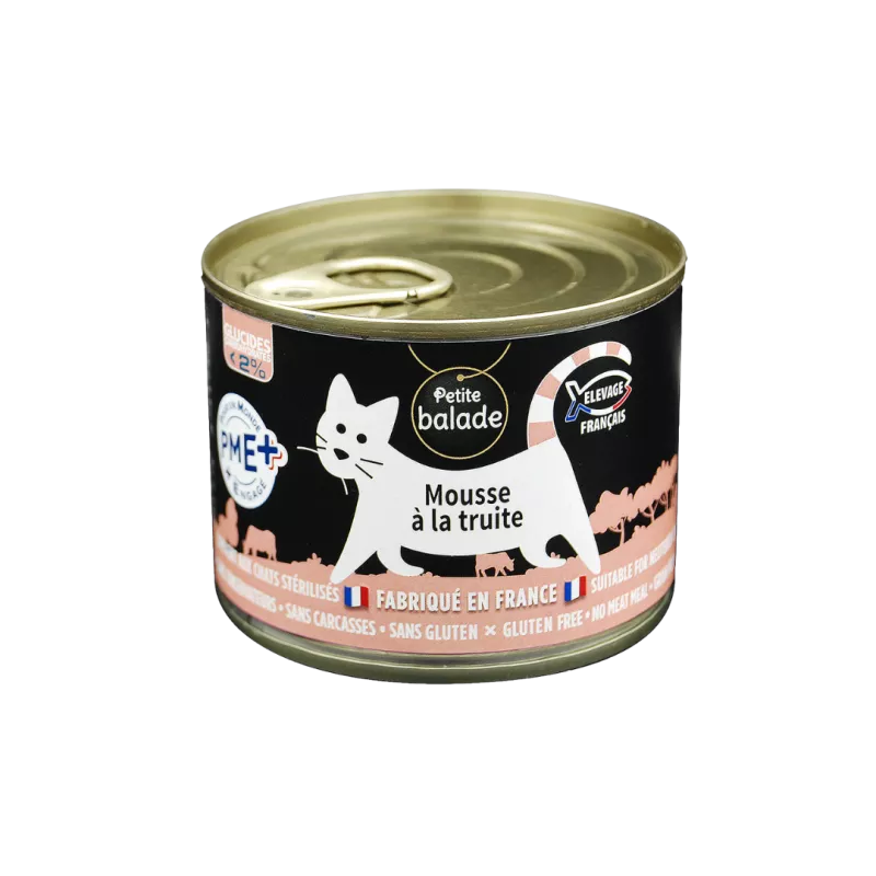 Boite de mousse truite (200 g) - Petite balade