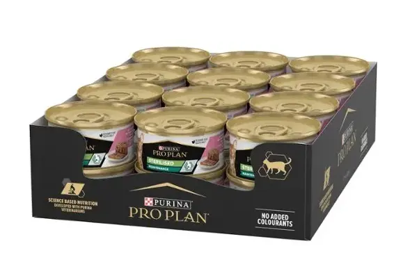 Boîtes "Sterilised" riche en saumon et thon (24 boîtes 85 g) - Pro Plan